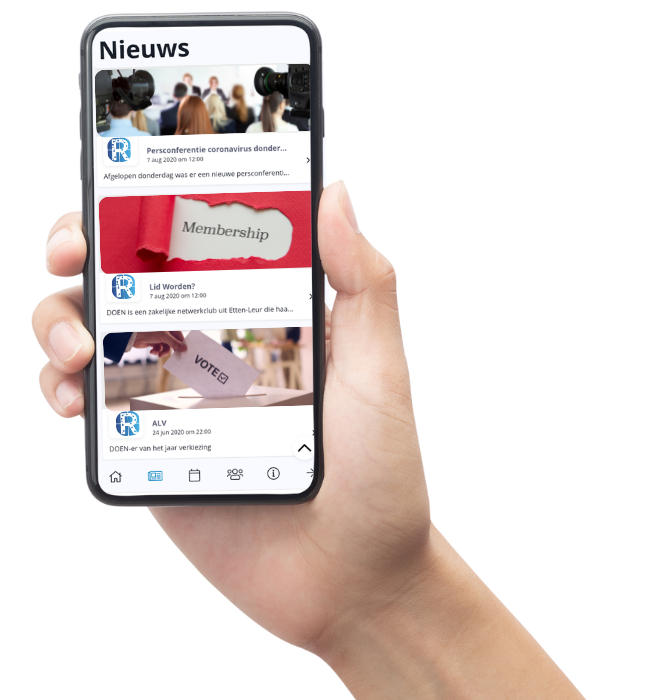 Nieuwsfeed met push-notificaties in de ABBR-App